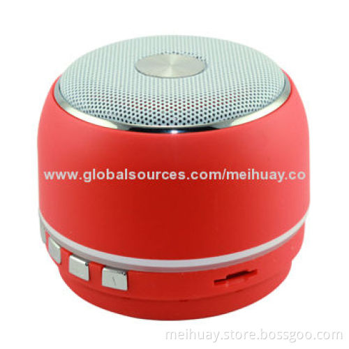 Mini Bluetooth Speaker, TF Card Slot and Microphone, 600mAh Lithium Battery